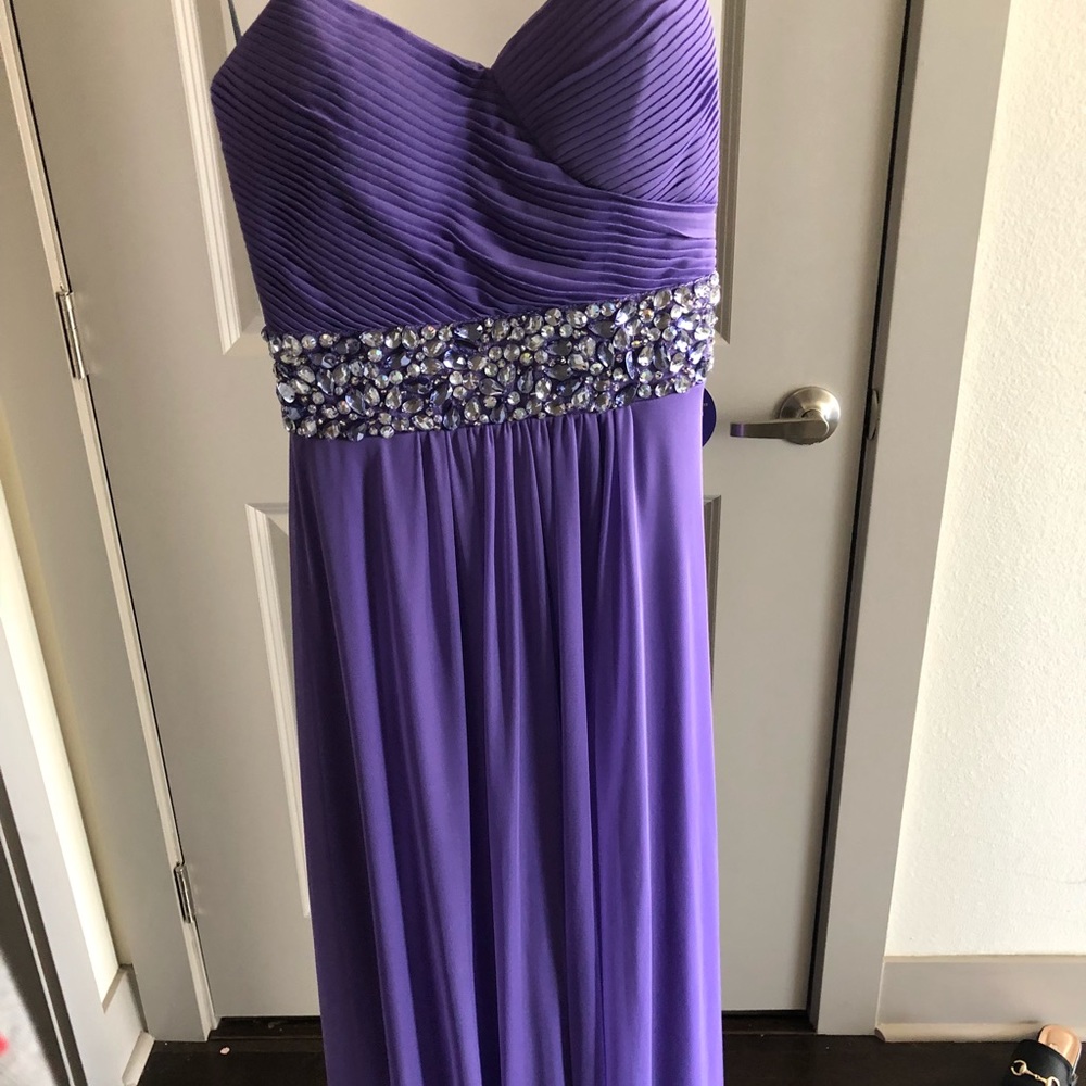 Purple prom dress!